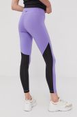 Легінси Reebok GP2328 жіночі колір фіолетовий гладкі
