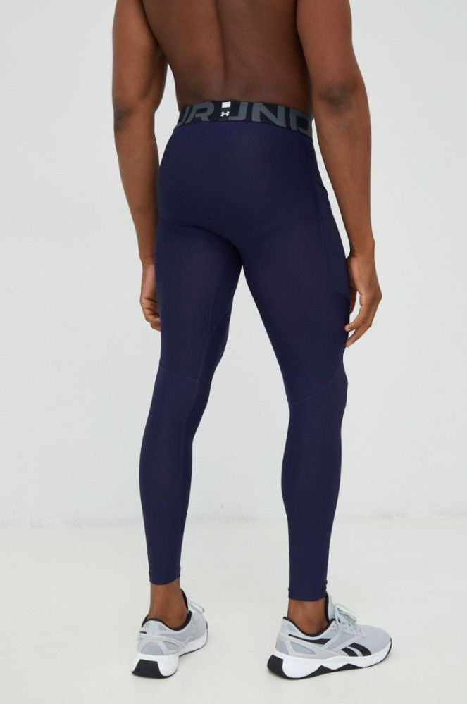 Спортивні легінси чоловічі Under Armour HG Armour колір темно-синій фото 3