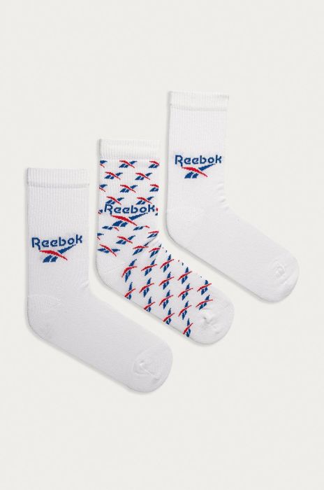 Reebok Classic - Шкарпетки (3-pack) GG6684 колір білий Reebok Classic - Шкарпетки (3-pack) GG6684 колір білий