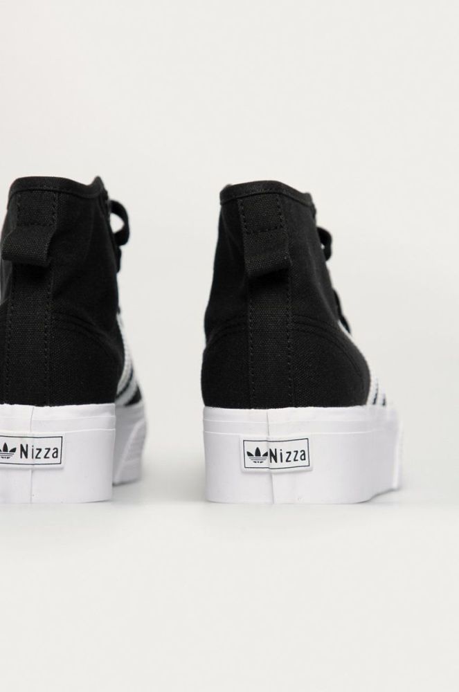 adidas Originals - Кеди Nizza Platform Mid FY2783-BLK/WHT колір чорний фото 3
