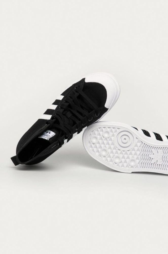 adidas Originals - Кеди Nizza Platform Mid FY2783-BLK/WHT колір чорний фото 4