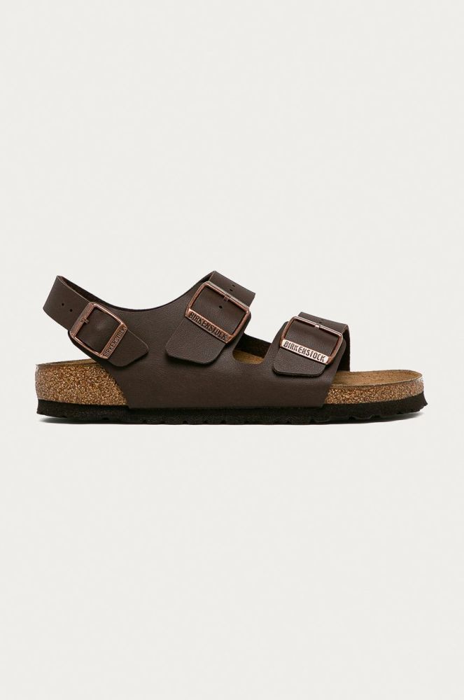 Birkenstock - Сандалі Milano 34703-Dark.Brown колір коричневий