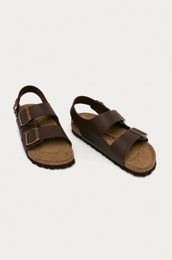 Birkenstock - Сандалі Milano 34703-Dark.Brown колір коричневий фото 2