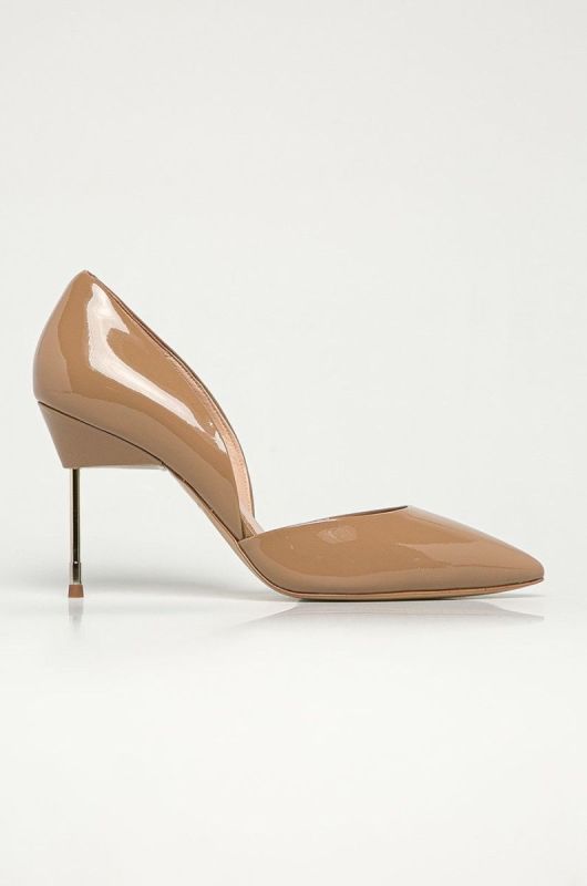Kurt Geiger London Шкіряні туфлі Bond 90 1772724309 колір бежевий