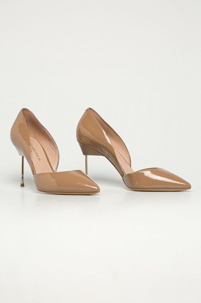 Kurt Geiger London Шкіряні туфлі Bond 90 1772724309 колір бежевий фото 2