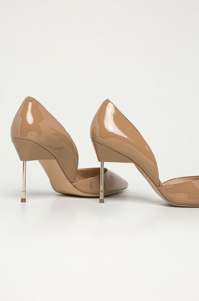 Kurt Geiger London Шкіряні туфлі Bond 90 1772724309 колір бежевий фото 3