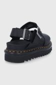 Шкіряні сандалі Dr. Martens Voss жіночі колір чорний на платформі DM24233001.Voss-Black
