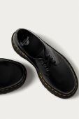 Шкіряні туфлі Dr. Martens 1461 Quad жіночі колір чорний на платформі