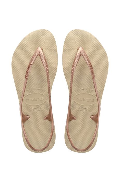 Сандалі Havaianas жіночі колір бежевий (1395991)