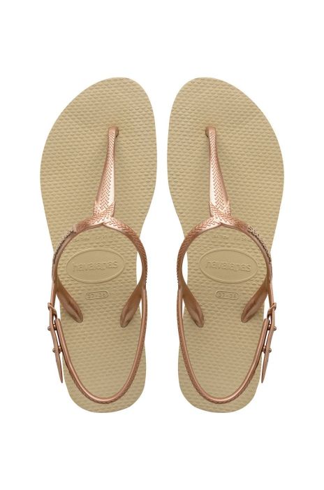 Сандалі Havaianas жіночі колір бежевий (1502840)