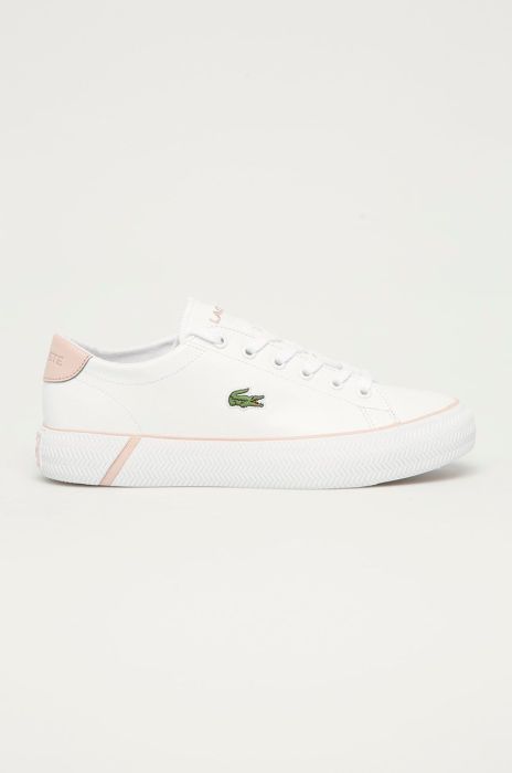 Шкіряні черевики Lacoste колір білий (2325567)