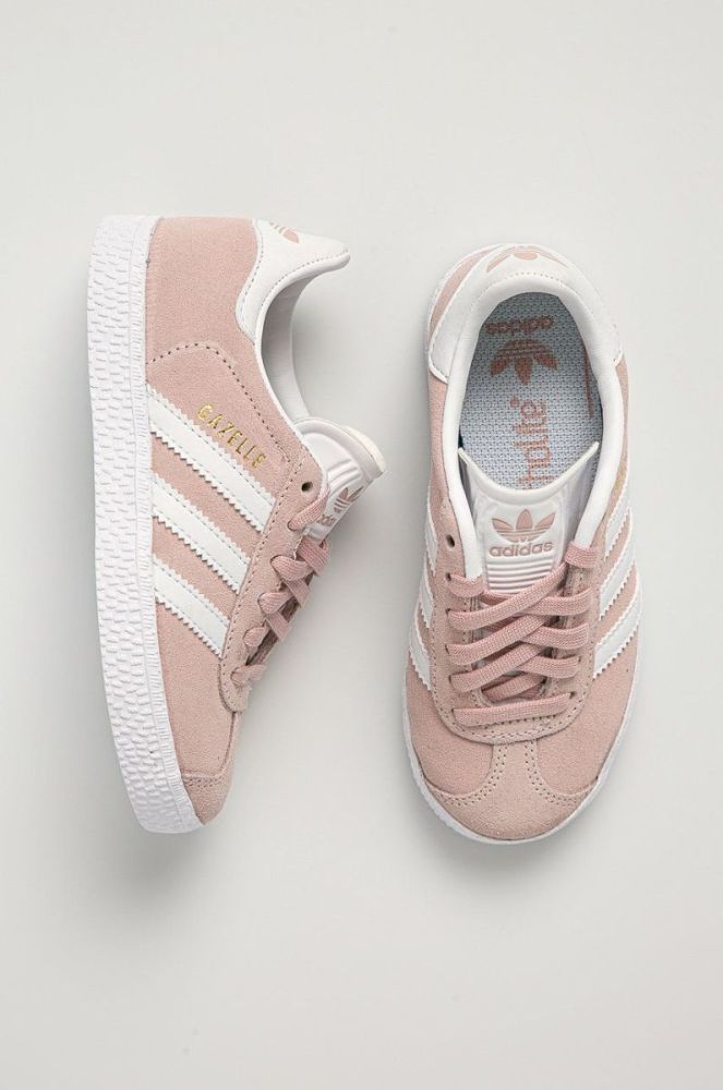 adidas Originals - Дитячі черевики Gazelle C BY9548 колір рожевий фото 5