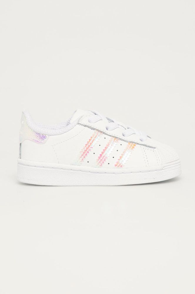 adidas Originals - Дитячі черевики Superstar EL FV3143 колір білий