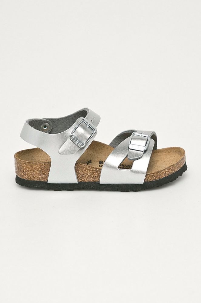 Birkenstock - Дитячі сандалі Rio колір срібний (888958)