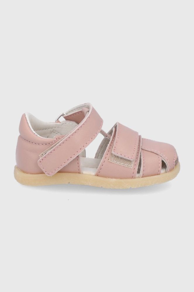 Дитячі шкіряні сандалі Mruga?a колір рожевий