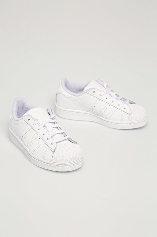 adidas Originals - Дитячі черевики Superstar C EF5395 колір білий фото 2