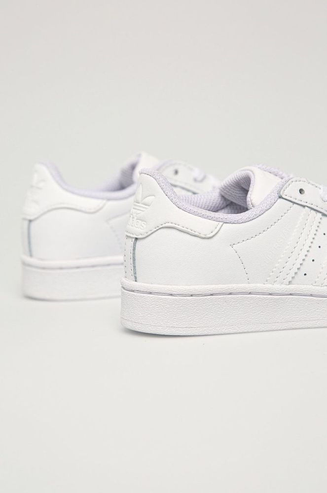adidas Originals - Дитячі черевики Superstar C EF5395 колір білий фото 3