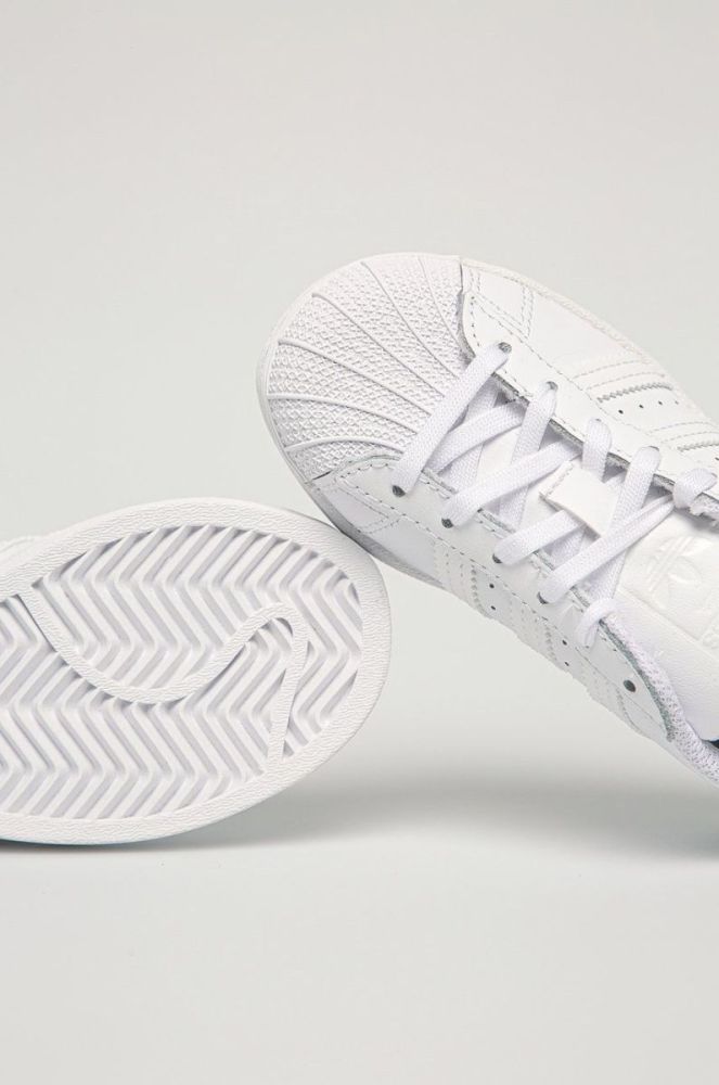 adidas Originals - Дитячі черевики Superstar C EF5395 колір білий фото 4