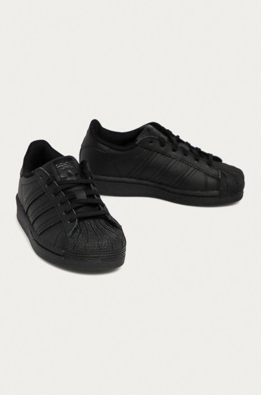 adidas Originals - Дитячі черевики Superstar FU7715 колір чорний фото 2