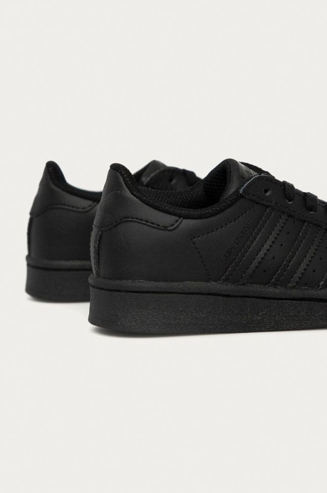 adidas Originals - Дитячі черевики Superstar FU7715 колір чорний фото 3