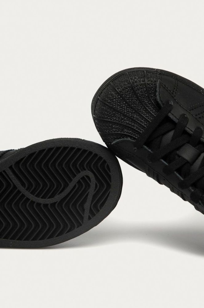 adidas Originals - Дитячі черевики Superstar FU7715 колір чорний фото 4