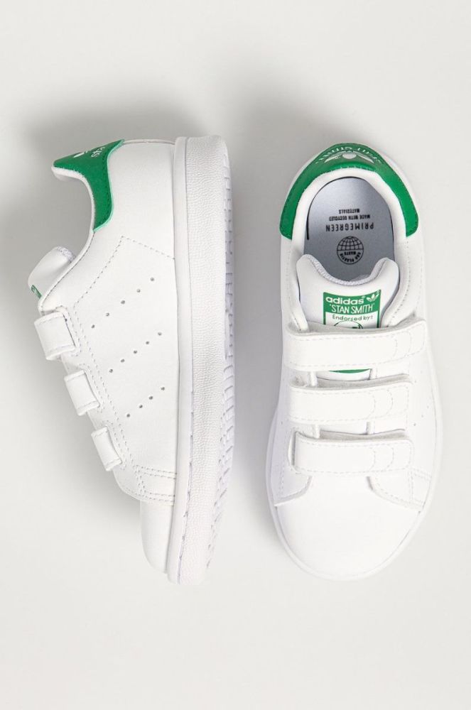 Дитячі черевики adidas Originals колір білий (1373829) фото 5