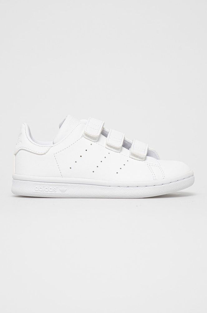 Дитячі черевики adidas Originals Stan Smith колір білий (1454094)