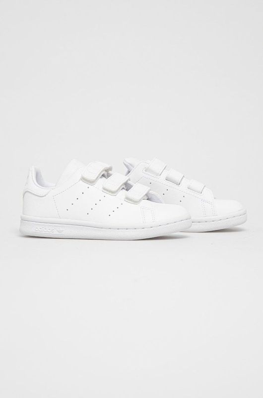 Дитячі черевики adidas Originals Stan Smith колір білий (1454094) фото 2
