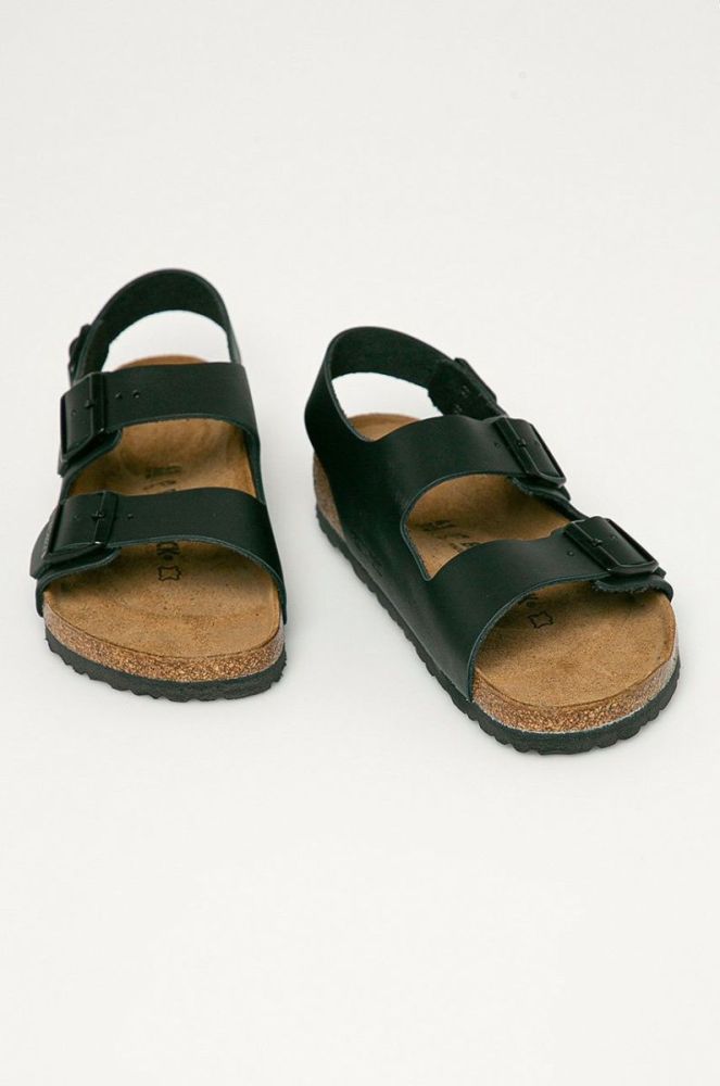 Birkenstock - Шкіряні сандалі Milano 34191.Milano-Black колір чорний фото 2