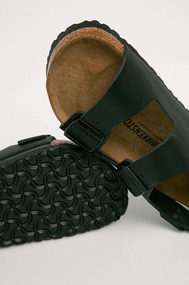 Birkenstock - Шкіряні сандалі Milano 34191.Milano-Black колір чорний фото 4