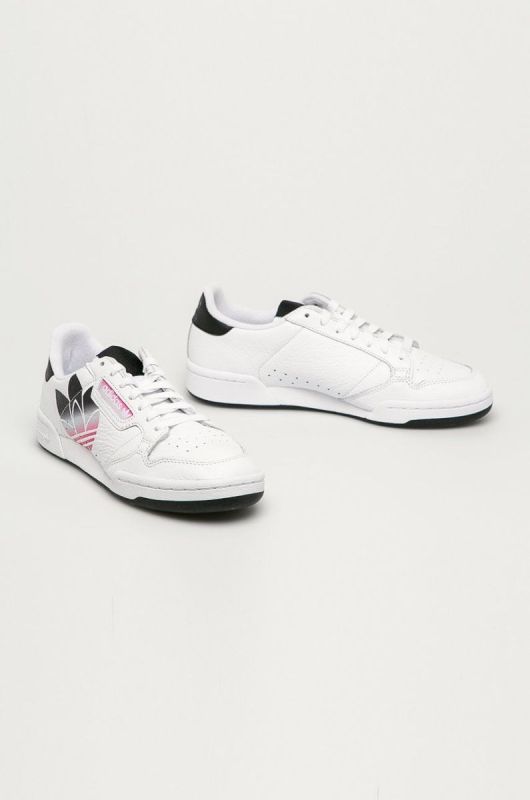 adidas Originals - Шкіряні черевики Continental 80 колір білий фото 2