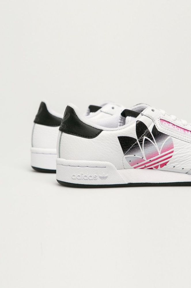 adidas Originals - Шкіряні черевики Continental 80 колір білий фото 3