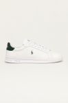 Шкіряні черевики Polo Ralph Lauren Hrt Ct II колір білий 809829824004 Шкіряні черевики Polo Ralph Lauren Hrt Ct II колір білий 809829824004