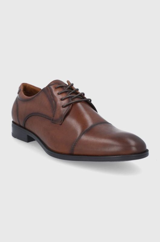 Туфлі Aldo Cortleyflex чоловічі колір коричневий фото 2
