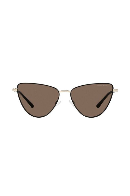 Сонцезахисні окуляри Emporio Armani чоловічі колір золотий фото 2