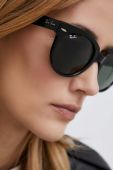 Сонцезахисні окуляри Ray-Ban ORION колір чорний