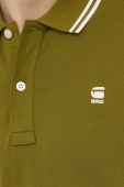 Поло G-Star Raw чоловічий колір сірий однотонний (3237261)