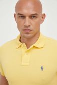 Бавовняне поло Polo Ralph Lauren колір жовтий однотонний (3260254)