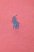 Бавовняне поло Polo Ralph Lauren колір червоний однотонний (3260234)
