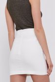 Спідниця Morgan колір білий mini пряма (1459883)