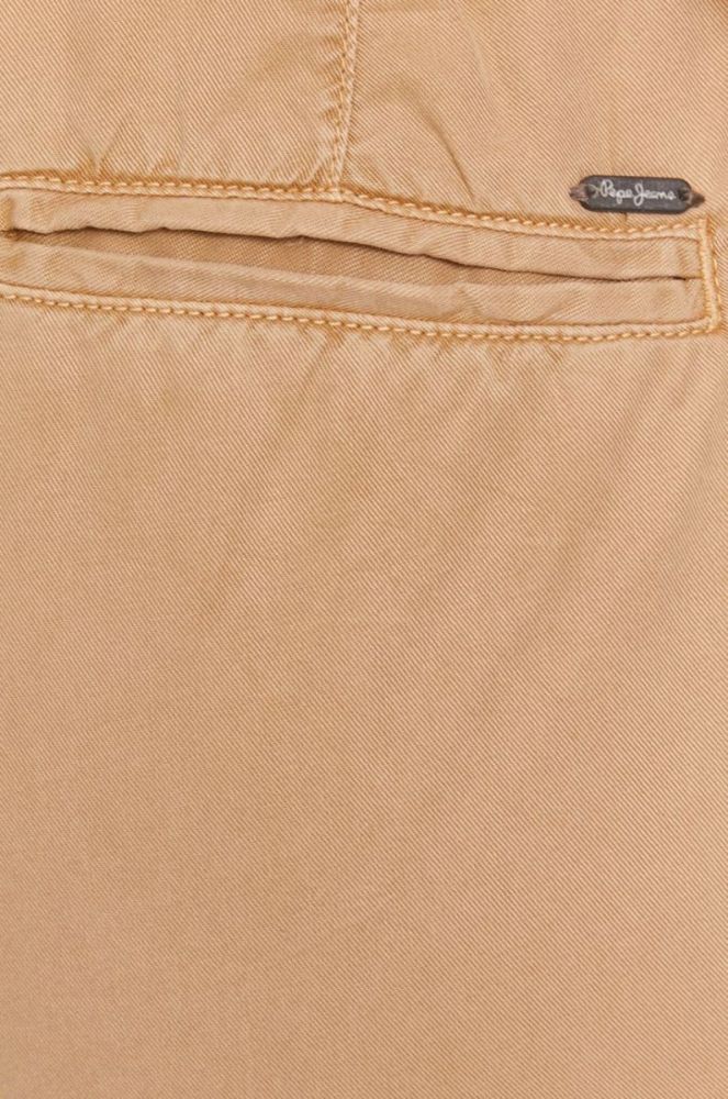 Штани Pepe Jeans Dash жіночі колір коричневий прямі (1466662) фото 6
