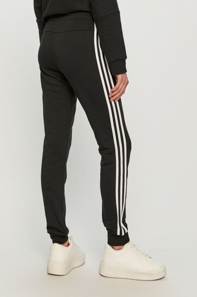 Штани adidas жіночі колір чорний фото 3