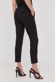 Штани Morgan жіночі колір чорний облягаюче середня посадка (2191285)