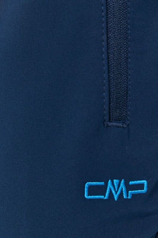 Штани CMP жіночі колір синій пряме висока посадка фото 4