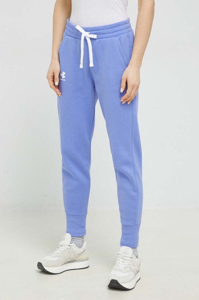 Штани Under Armour жіночі меланж 1356416-035 колір блакитний (3021526)