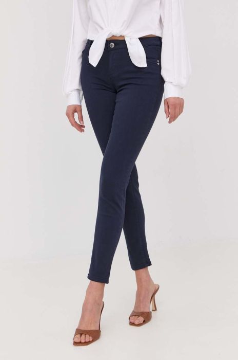 Morgan Штани колір темно-синій
