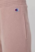 Штани Champion 113370 жіночі колір рожевий гладкі