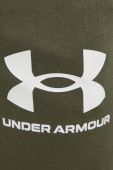 Штани Under Armour чоловічі колір зелений однотонні 1361642-001 (3026584)