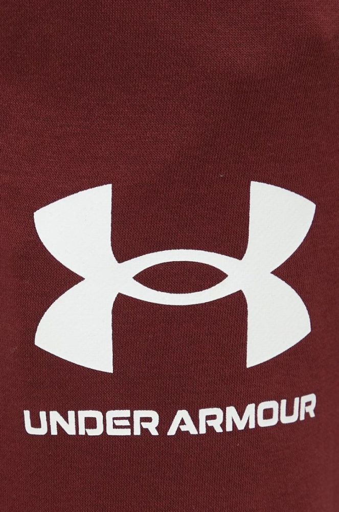 Штани Under Armour чоловічі колір коричневий однотонні 1361642-001 фото 4