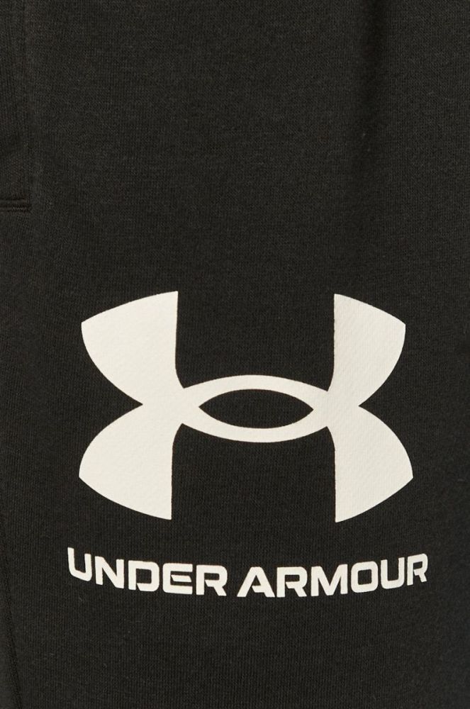 Штани Under Armour чоловічі колір чорний однотонні 1361642-001 фото 4